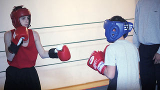 Javni sparing u boksačkom klubu Zlatna rukavica (foto:Saša Čuka)