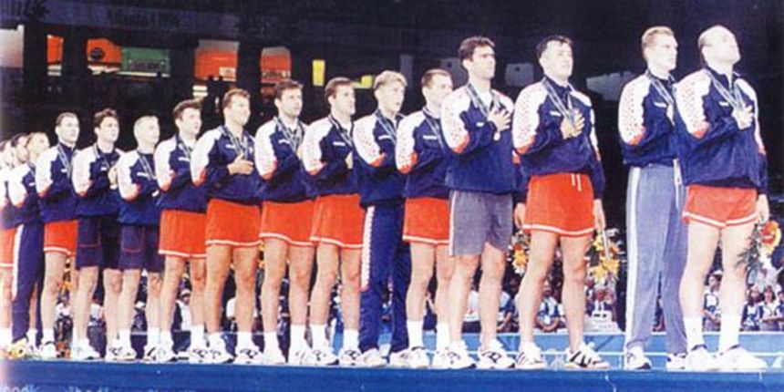 Hrvatska rukometna reprezentacija 1996, foto: Hina Hrvatska rukometna reprezentacija 1996, foto: Hina