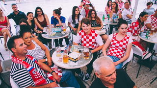 Euro 2016: Utakmica između Hrvatske i Češke gledala se u brojnim zadarskim lokalima i kafićima.