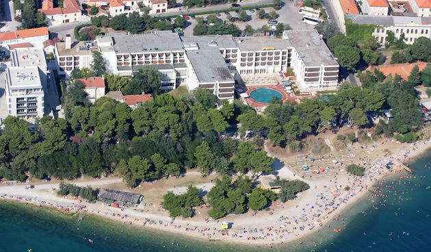 Zadar – Zračne snimke – Plaža Kolovare (foto: Marin Gospić)