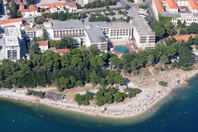 Zadar – Zračne snimke – Plaža Kolovare (foto: Marin Gospić)