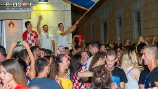 Zadar je gorio: Velika fešta nakon plasmana Vatrenih u finale Svjetskog prvenstva