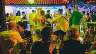 Klapa Kampanel @ Menfisto bar, 18.7.2015. (foto: Ivan Toman) Klapa Kampanel @ Menfisto bar, 18.7.2015. (foto: Ivan Toman)