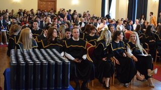 Promocija magistara u Svečanoj dvorani Sveučilišta u Zadru Promocija magistara u Svečanoj dvorani Sveučilišta u Zadru