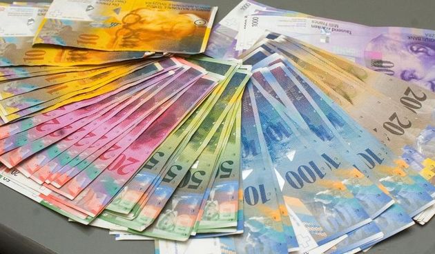 Švicarski franci. Photo: Marko Prpic/PIXSELL