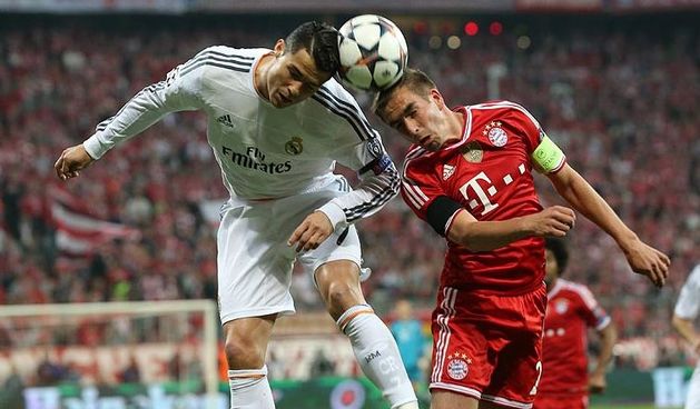 Philipp Lahm i Cristiano Ronaldo, foto: fcbayern.de