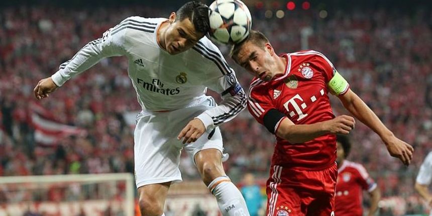Philipp Lahm i Cristiano Ronaldo, foto: fcbayern.de