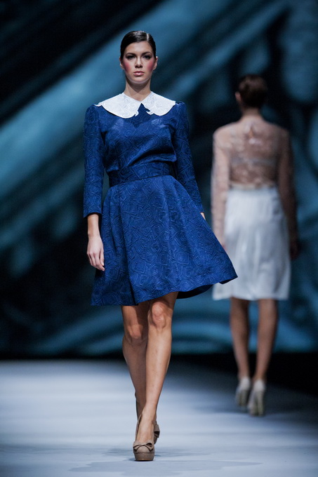 Zagreb, 191012.
U shopping centru Westgate od 18.-20.10. odrzava se modna revija Cro A Porter.
Na fotografiji: revija Monika Sablic.
Foto: Neja Markicevic / CROPIX