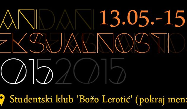 Dani seksualnosti u Zadru od 13.-15. svibnja