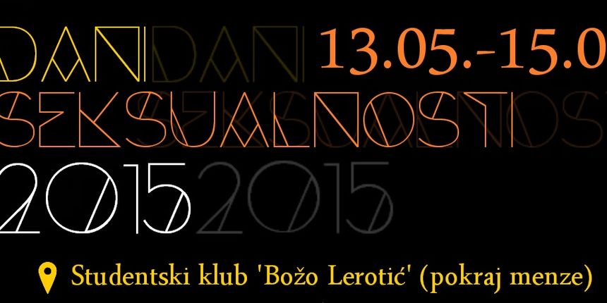 Dani seksualnosti u Zadru od 13.-15. svibnja Dani seksualnosti u Zadru od 13.-15. svibnja