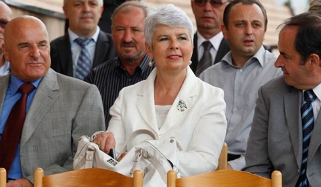 Jadranka Kosor u Mariji Bistrici (Foto: Goran Mehkek/Cropix)