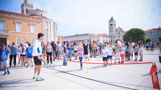 Davis Cup: Kids Day na zadarskom Forumu. Foto: Iva Perinčić