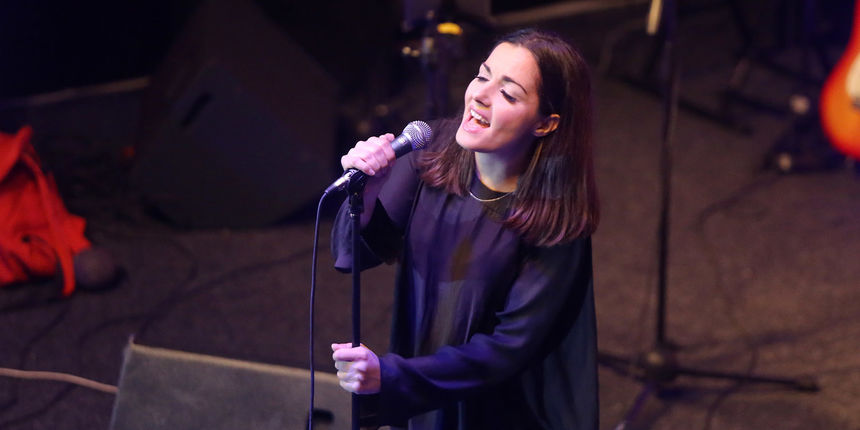 Humanitarni rođendanski koncert klape Kontrada u Arsenalu. Elena Stella. Foto: Filip Brala Humanitarni rođendanski koncert klape Kontrada u Arsenalu. Elena Stella. Foto: Filip Brala