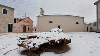 Snijeg u Bibinjama 3. veljače 2012, Foto: Leo Banić