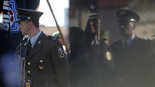 Kolonom sjećanja i polaganjem vijenaca obilježena 23. obljetnica stradanja Škabrnje, Foto: Filip Brala/PIXSELL Kolonom sjećanja i polaganjem vijenaca obilježena 23. obljetnica stradanja Škabrnje, Foto: Filip Brala/PIXSELL