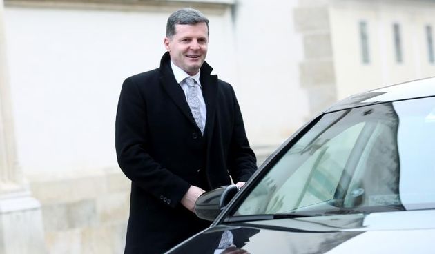 Novi ministri dolaze na sjednicu vlade. Dario Nakic. Photo: Goran Jakus/PIXSELL