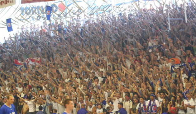 Tornado Zadar na utakmici Zadar- Cibona 89:90