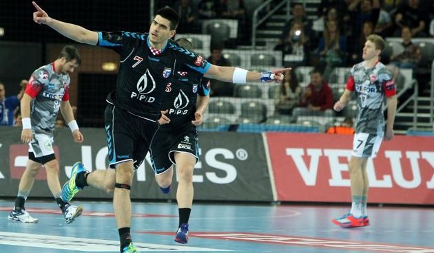 14.03.2015., Arena Zagreb, Zagreb – Velux EHF Liga prvaka, osmina finala, PPD Zagreb – KIF Kolding Kopenhagen. Luka Stepancic. Photo: Dalibor Urukalovic/PIXSELL
