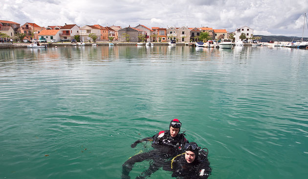 Vježba spašavanja u uvali Jaz, foto: Leo Banić