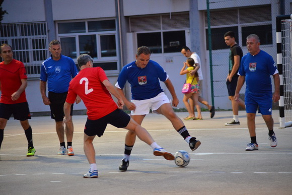 U povodu blagdana Kraljice Mira u Stanovima odigrana utakmica između liječnika i predstavnika Gradske uprave, Foto: Iva Perinčić