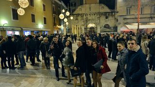 Doček Nove 2016. u Zadru, Foto: Davor Strenja Doček Nove 2016. u Zadru, Foto: Davor Strenja