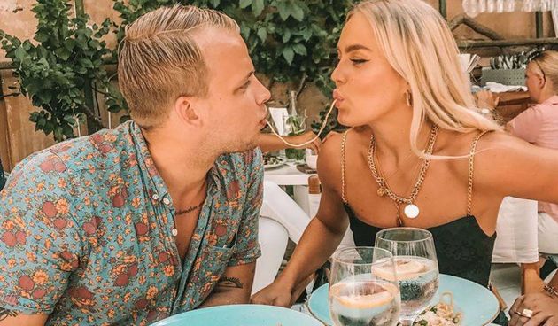 Večera, spoj, hrana, partneri, parovi, ljubav