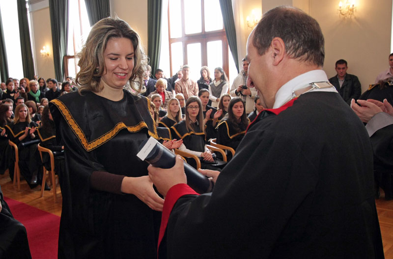 Promocija diplomiranih studenata, 7. ožujka 2009. (foto: Marin Gospić)