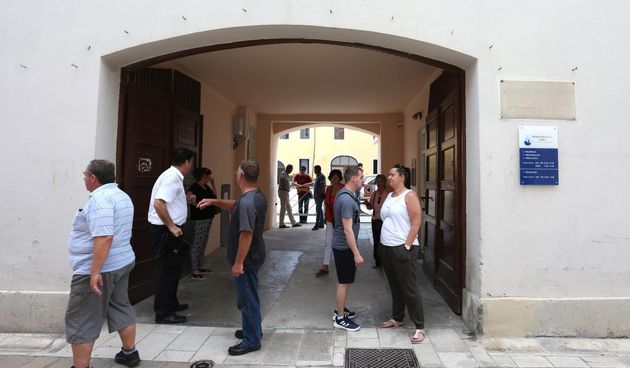 Prosvjedni skup radnika Vodovoda koji traže veće plaće