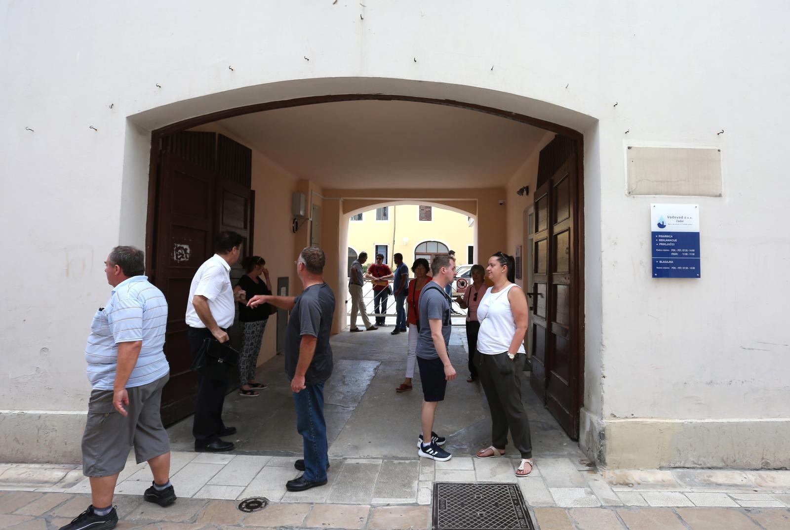 Prosvjedni skup radnika Vodovoda koji traže veće plaće