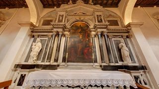 Katedrala sv. Stosije. Danasnja katedrala je trobrodna romanicka gradjevina, ujedno i najveca crkva u Dalmaciji. Unutrasnjost katedrale je monumentalna. Photo: Dino Stanin/PIXSELL