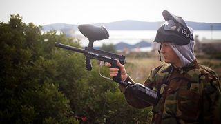 Paintball u Gaženici, 22. siječnja 2012. (foto:Saša Čuka)