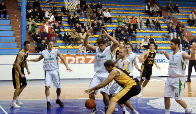 A-1 liga: KK Borik-Puntamika – KK Split CO 69-60, Foto: Mladen Malik