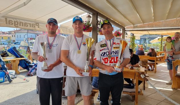 Ivan Galzina prvak a Luka Gredičak viceprvak prvak države u sportskom ribolovu štapom iz brodice