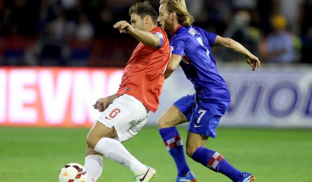 Beograd – Kvalifikacijska nogometna utakmica za Svjetsko prvenstvo 2014. u Brazilu, skupina A, Srbija – Hrvatska 1-1. Photo: Marko Lukunic/PIXSELL
