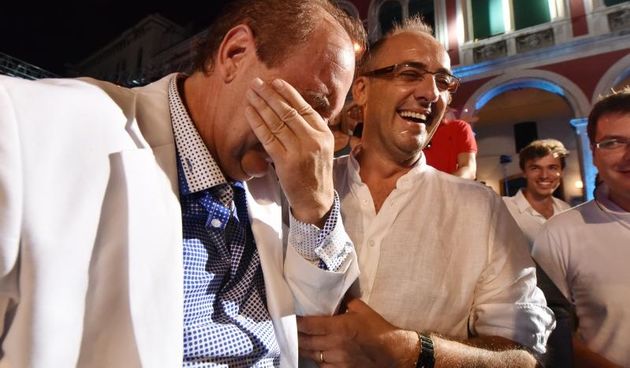 Mladen Grdović osvojio prvu nagradu publike na Splitskom festivalu 2016. Photo: Hrvoje Jelavić/PIXSELL