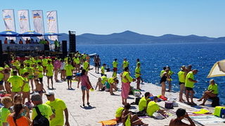 Sasvim osoban doživljaj – 10. dm Millennium Jump sa zadarske rive. Foto: Mladen Malik Barba Sasvim osoban doživljaj – 10. dm Millennium Jump sa zadarske rive. Foto: Mladen Malik Barba