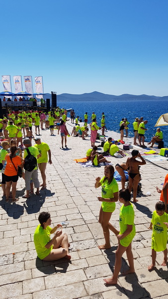 Sasvim osoban doživljaj – 10. dm Millennium Jump sa zadarske rive. Foto: Mladen Malik Barba Sasvim osoban doživljaj – 10. dm Millennium Jump sa zadarske rive. Foto: Mladen Malik Barba