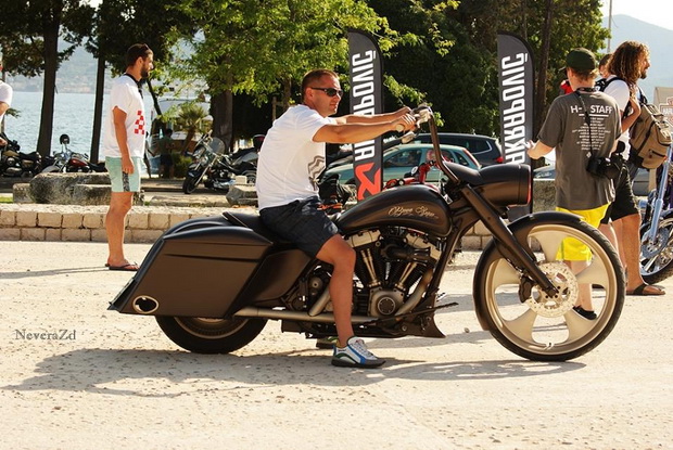Nekoliko stotina vlasnika kultnih Harley Davidsona danas je posjetilo Zadar, Foto: Nevera ZD