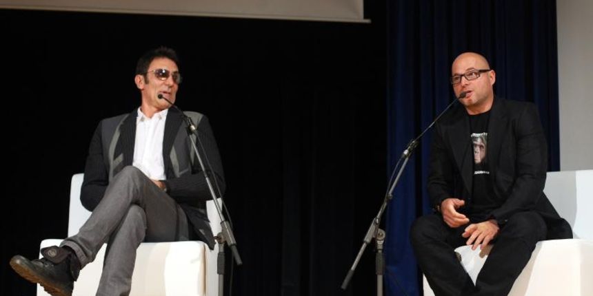 8. Weekend Media Festival 2015. Predavanje Ko to tamo glumi. Rene Bitorajac, Branko Djuric. Photo: Luka Stanzl/PIXSELL 8. Weekend Media Festival 2015. Predavanje Ko to tamo glumi. Rene Bitorajac, Branko Djuric. Photo: Luka Stanzl/PIXSELL