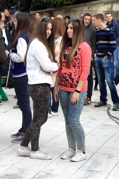 The Voice u Zadru: Sara, Dino, Ive i Jure na Trgu pet bunara, Foto: Roberto Lerga