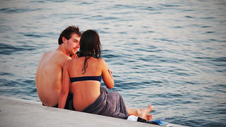 Suton na zadarskoj rivi 15. rujna 2011. (foto:Saša Čuka)