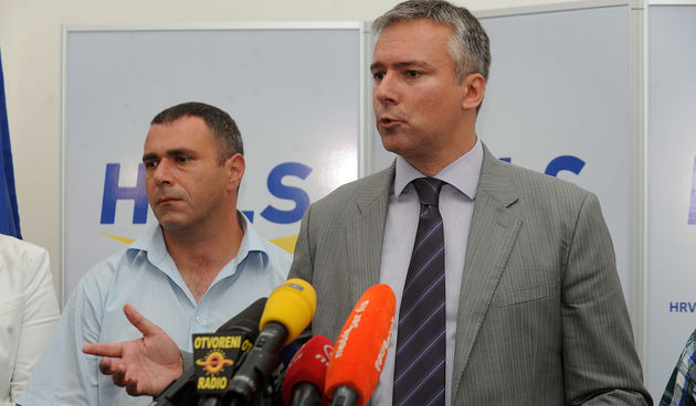 Zrinjevac, sjednica Predsjednistva i Sredisnjeg vijeca HSLS-a. Na slici: Darinko Kosor. Foto: Damir Krajac / CROPIX