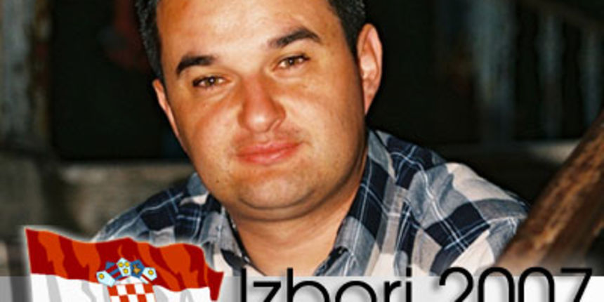 Stjepan Gnječ, predizborni plakat/Foto: gospodarska-stranka.hr