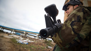Paintball u Gaženici, 22. siječnja 2012. (foto:Saša Čuka)