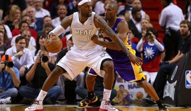 LeBron James i Kobe Bryant, foto: nba.com