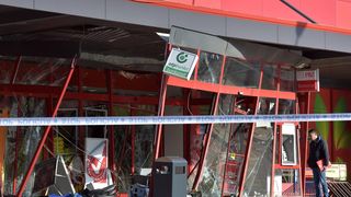 Raznesen bankomat u sklopu Plodina na Žmirićima Raznesen bankomat u sklopu Plodina na Žmirićima