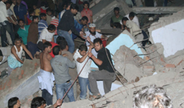 New Delhi, urušavanje zgrade