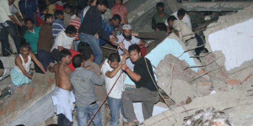 New Delhi, urušavanje zgrade