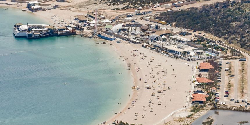 Plaža Zrće iz Zraka Plaža Zrće iz Zraka