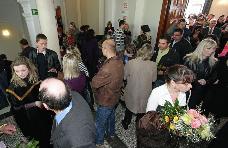Promocija diplomiranih studenata, 7. ožujka 2009. (foto: Marin Gospić)